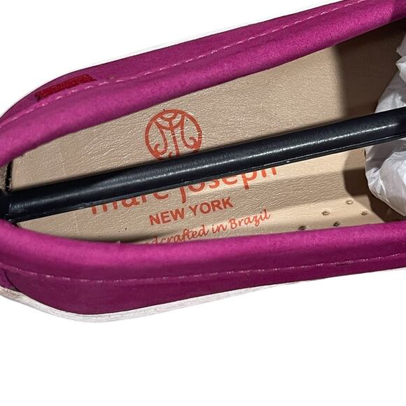 Marc Joseph NIB Mott St Pink Nubuck Leather Loafers Girls Size 13.5 - Picture 4 of 9
